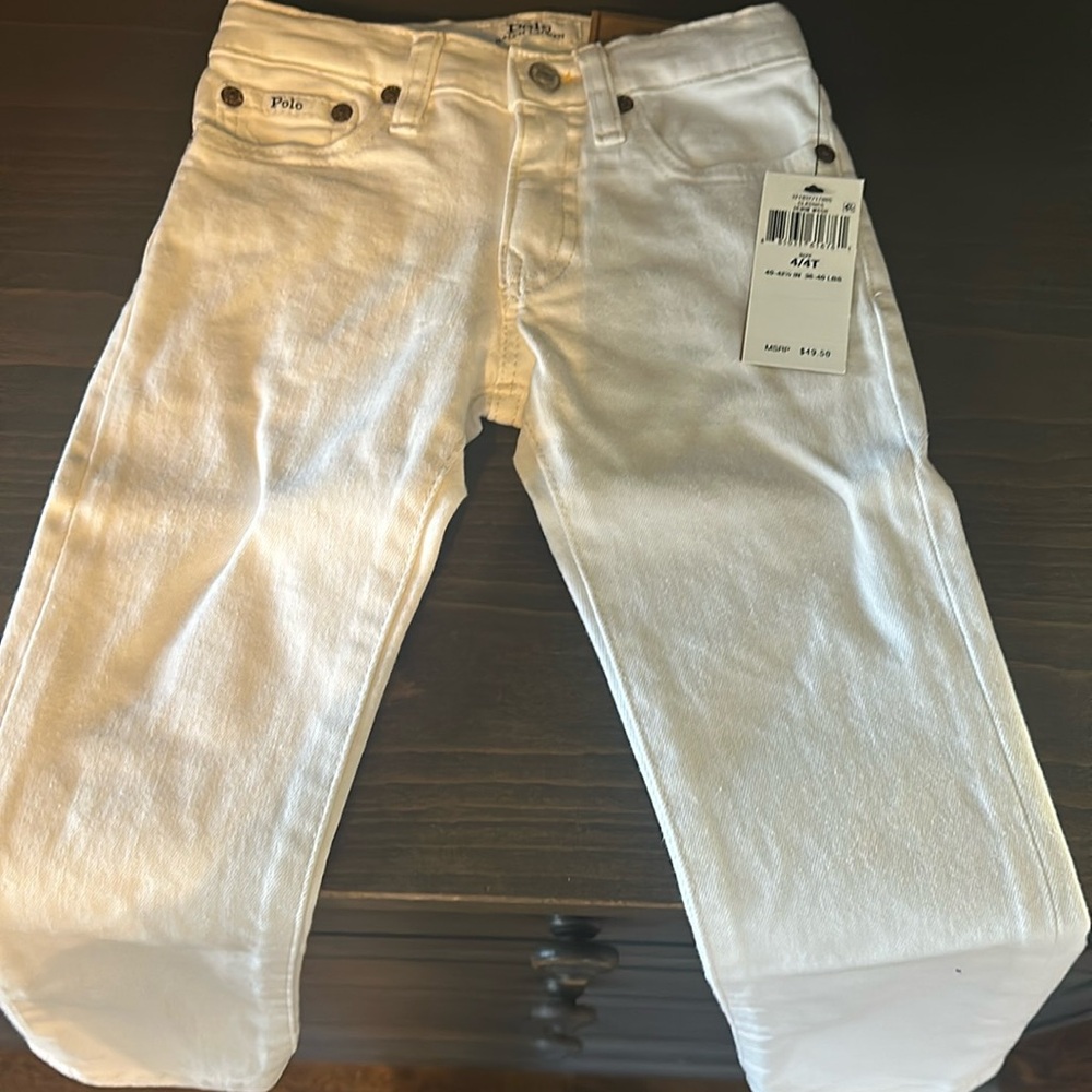 Polo Ralph Lauren White Jean
